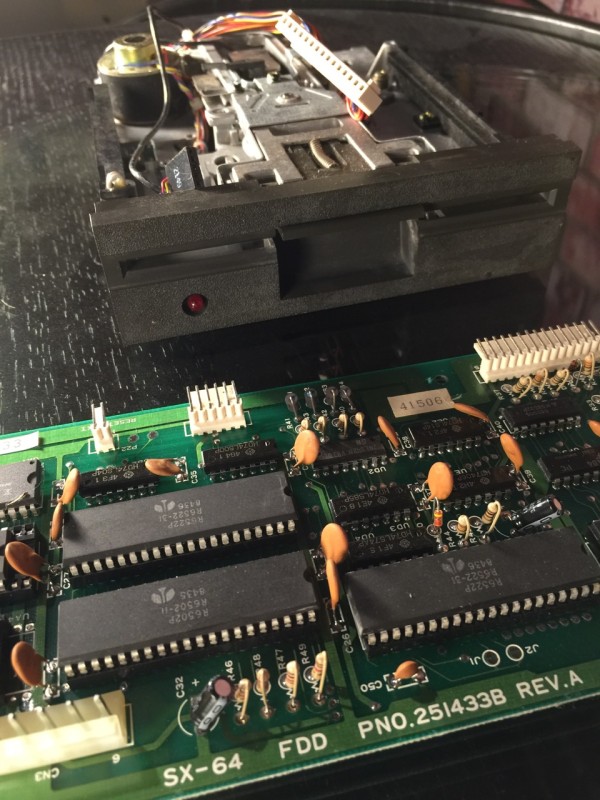 Commodore SX-64 Floppy and FDD board